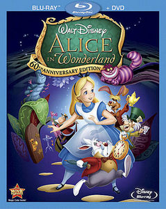 Alice in Wonderland (Blu-ray/DVD, 2011, 2-Disc Set, 60th Aniver)